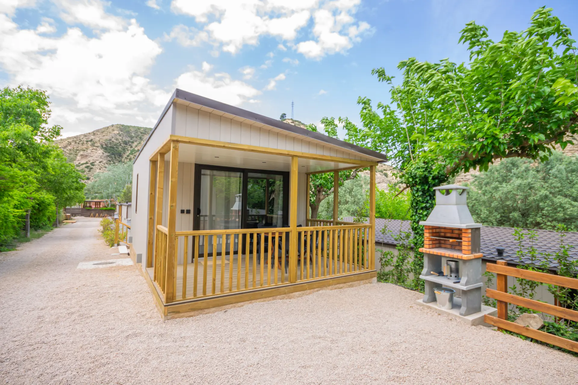 Bungalow eco confort 32 pesca rio ebro familia perro 1