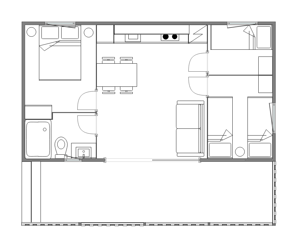 50m2 Floor Plan