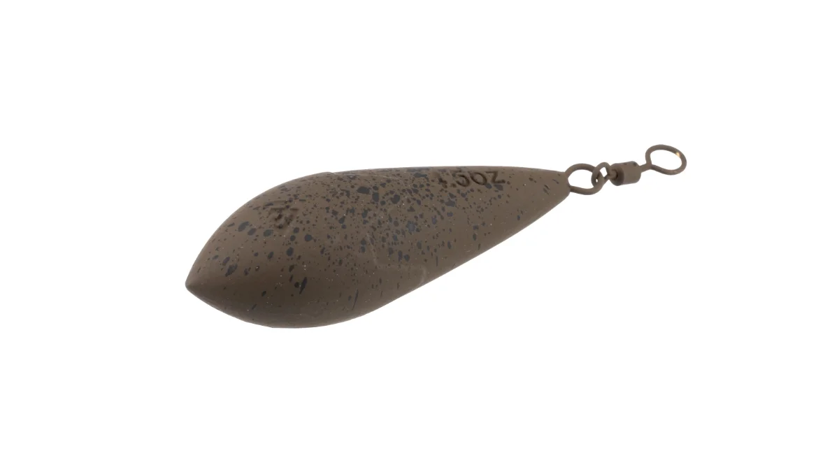 Plomo con emerillón para montajes de carpfishing